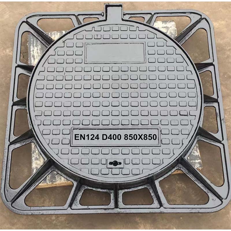 drain cover on road