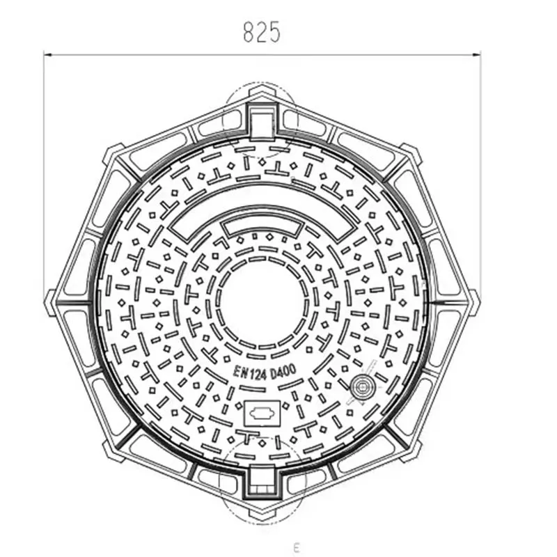 cast iron square manhole cover